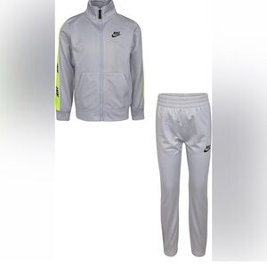 Nike Boy's Athletic Logo Taping Jacket and Pants Two-Piece Track Set Size 6 NWT